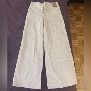 Madewell Women's Off-White Wide-Leg Jeans